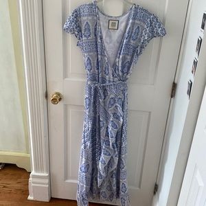 Bell by Alicia Bell Wrap Maxi Dress Women’s size Medium